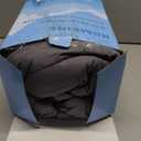 HOMFINE Cooling Comforter King Size, Grey Summer Cooling Blanket for Hot Sleepers and Night Sweats, Japanese Double-Sided Cold Tech Fabric Q-Max 0.45, Soft Breathable Silky Smooth Lightweight