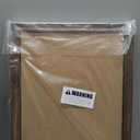 36 Souvenir Tea Spoon Display Case Collection Collector Rack Wall Mount Wooden w/98% UV Acrylic Door LockableFire Burning Color (36Spoon)