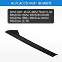 CARMOCAR A-Pillar Front Molding Windshield Outer Trim Right (Passenger Side) Replacement for Ford Explorer 4 Door Utility 2011-2019 Replaces BB5Z-7803145-AA BB5Z-7803137-AB 1 Pack