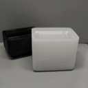 50 Pack (100-Piece) 32 oz Meal Prep Containers Reusable with Easy Open Lids, Sturdy Leakproof Food Safe, Microwave Freezer Dishwasher Safe, To Go Take Out Plastic Food Storage Pans with Lids, Black