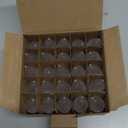 Upgraded 25-Pack C7 LED Christmas Light Replacement Bulbs, Shatterproof LED Bulbs for E12 Base Sockets for Christmas String Lights, Outdoor Waterproof Christmas Village Bulbs - Warm White