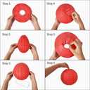 BEISHIDA Yellow Round Paper Lanterns Decorative Hanging Asia Chinese Japanese Paper Lanterns Lamp for Birthday Halloween Wedding Baby Bridal Shower Fall Home Decor Party Decoration10 Packs, 4681012 Inch