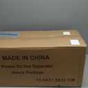 36 sq. ft Plastic Interlocking Deck Tiles, 36 Pack,12"x12" Waterproof Outdoor Flooring All Weather Use, Patio Floor Decking Tiles for Porch Poolside Balcony Backyard, Dark Grey