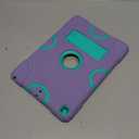 for iPad 9th Generation Case, iPad 8th 7th Generation Case, iPad 10.2 Inch 2021/2020/2019 Case, Heavy Duty Rugged Shockproof Protective Cover with Kickstand Purple/Green