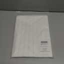 Grounding Sheet, Grounding Bed Sheets Earth Connected Grounding Flat Sheets for Better Sleep with Silver Fiber & Organic Cotton (90x35 inch) (Half, White)