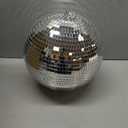 Disco Ball 12-Inch Large Hanging Mirror Ball Disco Ball Decor for Disco Party Decorations, Weddings, Events, Disco Christmas Decor, and Home Celebrations