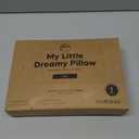 Toddler Pillow with Pillowcase - 13x18 My Little Dreamy Kids Travel Bed Pillows for Sleeping, Organic Cotton Small Pillowcase, Soft & Breathable, Machine Washable, Toddlers 2-5 years old (Clay)