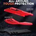 NTG for Samsung Galaxy S24 Ultra Case, [2 Layer Structure Protection] [Military Grade Anti-Drop] Lightweight Shockproof Protective Phone Case for Galaxy S24 Ultra 5G 6.8 inch 2024-Red