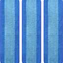 3 Pack Microfiber Cleaning Pad for Bona Mop, Reusable Mop Replacement Refill Pads for Hardwood Floors, Dual-Zone Cleaning Design for Faster Cleaning