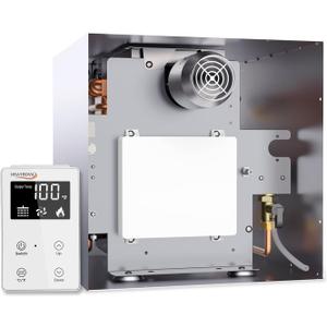 RV Tankless Water Heater,Heatrova 65,000 BTU Propane On-Demand Instant Hot Water Heater, 3.9 GPM, 12V DC Powered, CSA Approved, Remote Controller, Fits 15x15, 15x18 & 18x18 RV Doors