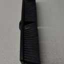 Push Broom Head Outdoor Large Stiff Bristle - Excellent Cleaning Performance- Easy Installation (18 inches) (Black)