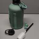 DYSANKY 1 Gallon Water Bottle Insulated | Thickened Stainless Steel Vacuum Metal Water Jug | Portable Sports Large for Gym and Hiking with Straw, Carrier Bag, Handle Strap | BPA-Free 128 oz