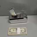 Money Gun Shooter  RUVINCE Money Gun for Movies That Look Real, Prop Gun Make it Rain, Handheld Cash Gun for Game Movies Party (Silver)