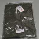 MEROKEETY Women's Fall Cable Knit Sweaters 2025 Long Lantern Sleeve Crewneck Chunky Loose Pullover Tops Winter Clothes (X-Large, Army Green)