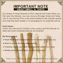 Miswak Sticks for Teeth Pack of 16 - Vacuum Sealed Traditional Sewak Natural Miswak Toothbrush - for Healthy Teeths,Gums and Fresh Breath