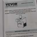 VEVOR Commercial Snowflake Ice Machine, 176.4LBS/ 24H Snowflake Ice Maker, Stainless Steel Ice Shaver Machine, Electric Snow Cone Maker, Air Cooling System for Rapid Heat Dissipation, for Bakery, Café