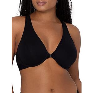 Smart & Sexy Women's Cloud Cotton Comfort Front & Back Close Racerback Bra 38 DDD