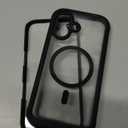 Miracase for iPhone 17 Case 6.3'', Full-Body Bumper Military Drop Protection Outdoor Phone case with Built-in Glass Screen &Camera Control,Easy Installation,No Gap,Compatible with MagSafe,Black