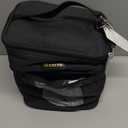 Mancro Breast Milk Cooler Travel Bag with Ice Pack, Double Layer Baby Bottles Bag for Daycare Fits 6 Baby Bottle up to 9 Ounces, Breast Pump Bag for Nursing Moms with Shoulder Strap, Black