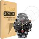 Mr.Shield Screen Protector compatible with GLONHI K59 Pro/SIEMORL ST19 / LIGE ST19 / ESFOE ST19 / LIGE K59, K59 / ST19 1.43" Smartwatch [Tempered Glass] [3-PACK] [Japan Glass with 9H Hardness]