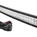 Willpower 42 inch 240W LED Light bar,45 inch Include Mounting Bracket Spot Flood Combo Work Light Bar + Wiring Harness Kit for Truck Car ATV SUV 4X4 4WD Jeep Truck Driving Lamp 10-30V DC