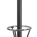 Flash Furniture 23.5'' x 29.5'' Restaurant Table X-Base with 3'' Dia. Bar Height Column and Foot Ring