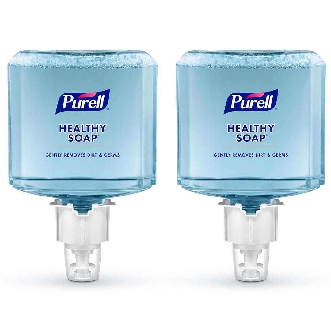 PURELL Brand HEALTHY SOAP Foam, Fresh Scent, 1200 mL Refill for PURELL ES4 Manual Soap Dispenser (Pack of 2) - 5077-02 - Manufactured by GOJO, Inc. (20.29 Fl Oz (Pack of 2))