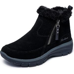 Skechers Women's Easy Going Cool Zip, Black, Size 8