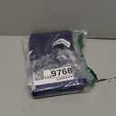 iMaylex Soft 100% Egyptian Cotton Zipper Pillow Case, Cozy and Lightweight Pillowcase, Set of 2, Navy Blue, Standard, 20" x 26"