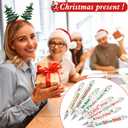 HOWAF 8pcs Christmas Pens Gifts Bulk, Christmas Ballpoint Pens for Coworkers, Xmas Appreciation Gift Pens for Nurse Teacher Employees, Xmas Holiday Gift Motivational Ballpoint Pen