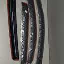 Lightronic Extra Durable Clip-on in-Channel Auto Vent Window Visor, Fits 2014-2018 Subaru Forester, UV Protection Rain Guard, Original Wind Deflector, No-Drill Easy Install, Dark Smoke, 4-Pcs