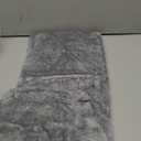 Extra Soft Body Pillow Cover, Sherpa/Microplush Material, 20x54 Inches, Zipper Closure (Gray)