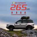 KINGGERI 265lbs Roof Racks Cross Bars Fit for Ford Bronco Sport (Off-Road) 2021-2026 Badlands & 2022-2026 Outer-Banks & 2021 First Edition, Heavy Duty Aluminum Crossbars All Metal Luggage Accessories