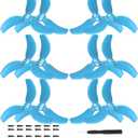 12 Pcs Avata 2 Propellers for DJI Avata 2 Accessories,Low-Noise Blades Props Wings Replacement Blades Accessories (Blue)