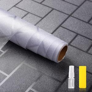 Aquarium Background Paper Decor Fish Tank Backdrop Wallpaper Electrostatic Adhesive, No Glue, Easy to Install, Reusable (23.6H78.7L, Grid Transparent)