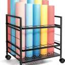 Blueprint Holder with Wheels, 20 Slots Blueprint Storage Rack, Blueprint Cart for Storing Map Poster Architectural Plan, Blue Print Storage Organizer for Home, Office, School