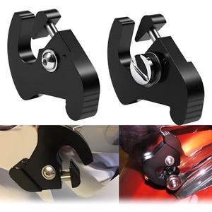 Motorcycle Detachable Rotary Mounting Sissy Bar Latch Clips Kit Compatible with Harley Davidson Touring Softail Dyna Sportster Road King Glide Electra Street Glide 1200 883 1986-2023