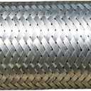 Exhaust Flex Pipe 2.25" X 8" /12" Universal Type 100% Stainless Steel For Heavy Duty and Cars
