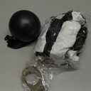 Eurzom 6 Pcs Prisoner Costume Women Striped Jail Adult Inmate Men Convict Costume for Halloween Party (Large)