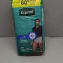 Depend Fresh Protection Adult Diapers, Incontinence Underwear for Men, Disposable, Maximum, Large, Grey, 28 Count