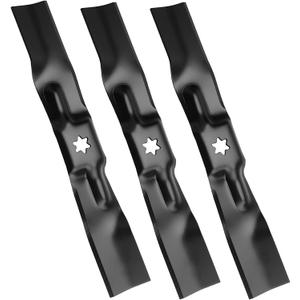 942-05067 Mulching Mower Blade for MTD Cub Cadet 50" Deck XT1 XT2 RZT GT50 LT50 LX50 ST54 50 Inch Deck Replace 742-05067 942-05052 3-in-1 Blades(6-Point Star) 3 Pack