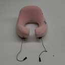 Travel Pillow, Neck Pillow Airplane, Plane Pillow Memory Foam Travel Neck Pillow with 360 Head and Neck Support, Portable Travel Essential Suitable for Airplane, Car, Train, or Bus Trip (Pink)