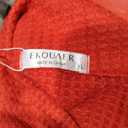 Ekouaer Robes for Women Long Sleeve Knit Kimono Bathrobe Soft Lightweight Loungewear Ladies Cotton Sleepwear (Red, XL)