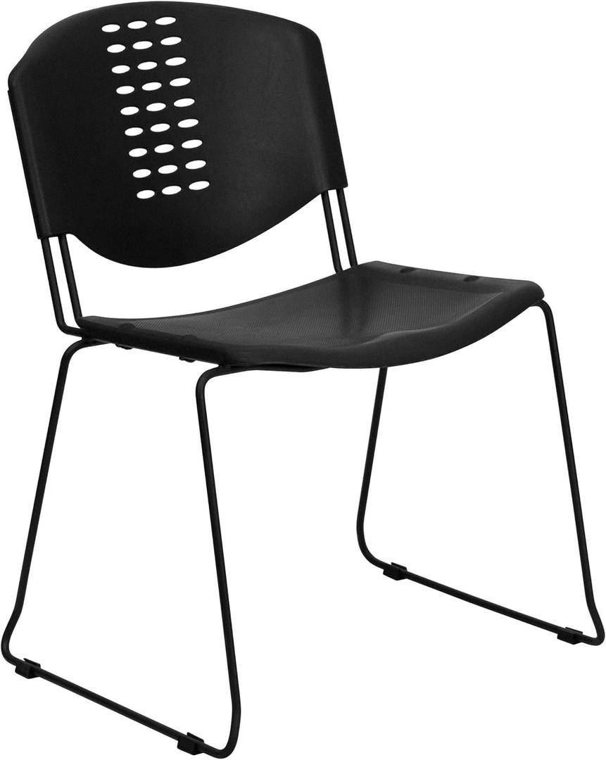 Stacking Chair in Black