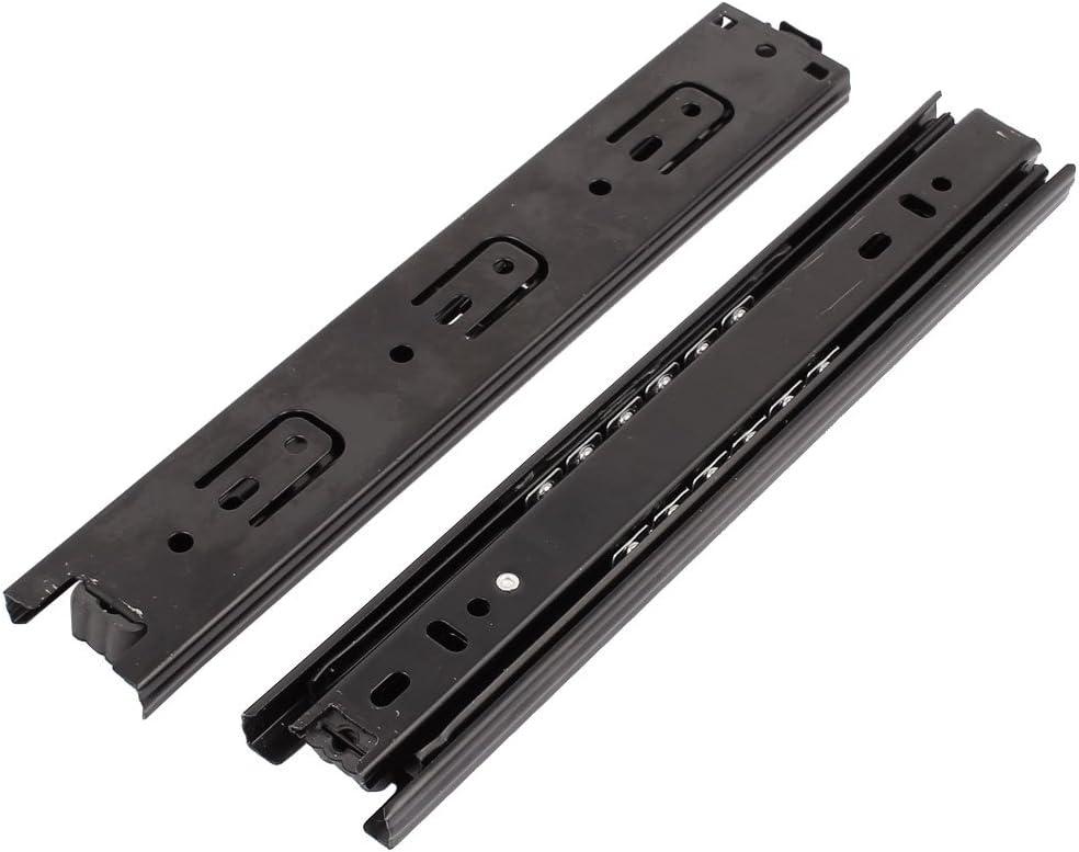 uxcell 9-Inch Drawer Slides, Full Extension Ball Bearing Slide Track Rail 37mm Wide 33lb Capacity, 1 Pair