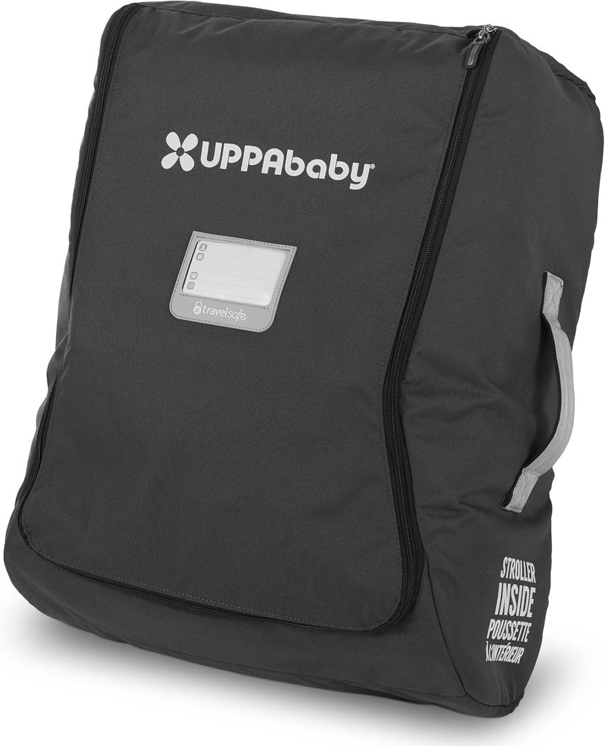 UPPAbaby Travel Bag for all Minu Stroller Models Backpack Style with Inner Wheel Bag + Storage Pocket - Durable Design with TravelSafe Protection
