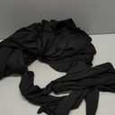 Ekaliy Women's One Shoulder Belted Maxi Dress Long Formal Wedding Guest Dress with Pockets (XX-Large, Black)