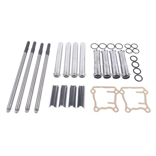 Adjustable Pushrod & Cover Kit Replacement for 1999-2017 Har-ley David-son Touring Softail Dyna big twins, twin cam 88", 95", 96", 103", 106" Displacement # 93-5095, 935095, 499961