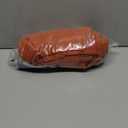 NICETOWN Burnt Orange Fall Valance for Kitchen, Blackout Curtain for Living Room Bathroom Farmhouse Country Rod Pocket Valance for Home Decor, 1 Panel, 52" Wide x 18" Long