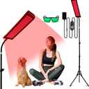 Red Light Therapy for Body and Face, cabpay Red Infrared Light Therapy Lamp with Stand Led 660nm Red Light-Therapy& 850nm Infrared Light Device for Face Knee Body, Skin Care at Home